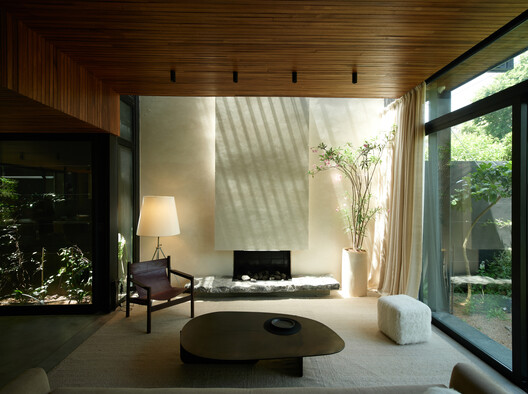House in San Isidro / Ábode arq House in San Isidro / Ábode arq - Interior Photography, Living Room, Wood, Lighting, Chair
