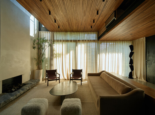 House in San Isidro / Ábode arq House in San Isidro / Ábode arq - Interior Photography, Living Room, Wood, Lighting, Sofa, Chair