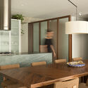 Santo Antonio Apartment / Balaio Arquitetura - Interior Photography, Apartment Interiors, Table, Chair, Lighting, Countertop
