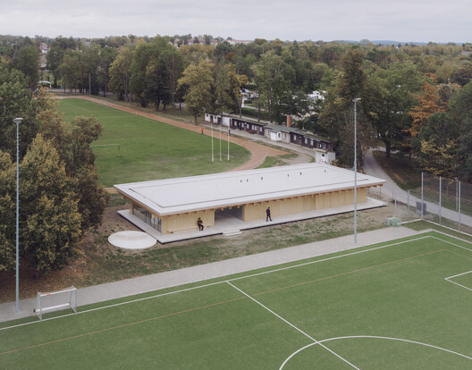Engawa Sports facility / FAKT – Office for Architecture Engawa Sports facility / FAKT – Office for Architecture - Image 1 of 15