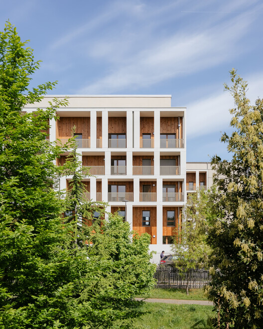 Racine Carrée Social Housing / rue royale architectes Racine Carrée Social Housing / rue royale architectes - Exterior Photography, Facade