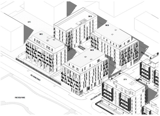 Racine Carrée Social Housing / rue royale architectes Racine Carrée Social Housing / rue royale architectes - Image 27 of 27