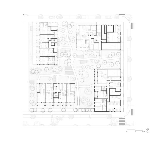 Racine Carrée Social Housing / rue royale architectes Racine Carrée Social Housing / rue royale architectes - Image 23 of 27