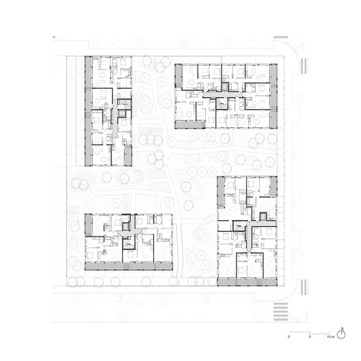 Racine Carrée Social Housing / rue royale architectes Racine Carrée Social Housing / rue royale architectes - Image 24 of 27