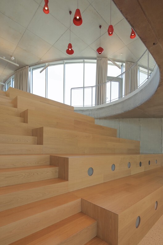 Production and Office Building Dubrovčan / MVA Mikelić Vreš Arhitekti Production and Office Building Dubrovčan / MVA Mikelić Vreš Arhitekti - Interior Photography, Stairs, Wood, Lighting