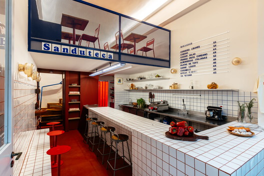 Sanduteca – Sandwich Library / Estúdio Cajalima Sanduteca – Sandwich Library / Estúdio Cajalima - Interior Photography, Kitchen, Chair