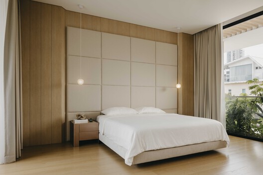 Glade House / Ming Architects Glade House / Ming Architects - Interior Photography, Bedroom, Wood, Bed, Lighting