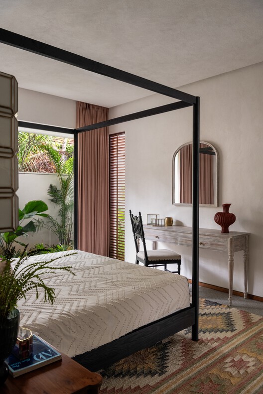 Ochre Residence / Thought Parallels Ochre Residence / Thought Parallels - Interior Photography, Bedroom, Bed, Wood, Lighting