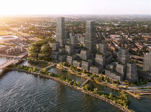 MVRDV Wins Competition to Design Shift Embassy in Rotterdam MVRDV Wins Competition to Design Shift Embassy in Rotterdam - Image 2 of 15