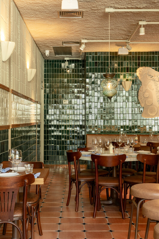 Casa Baruk Restaurant / Memola Estúdio Casa Baruk Restaurant / Memola Estúdio - Interior Photography, Dining room, Chair, Glass
