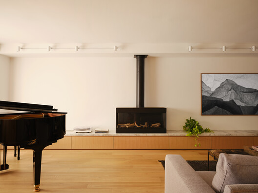 C+C House / Studio Maignan Architects - Interior Photography, Living Room, Wood, Lighting, Chair