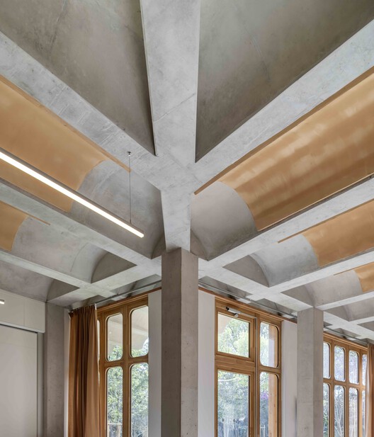 Espace Ambroise Croizat / TAUTEM Architecture Espace Ambroise Croizat / TAUTEM Architecture - Interior Photography, Wood, Beam, Column