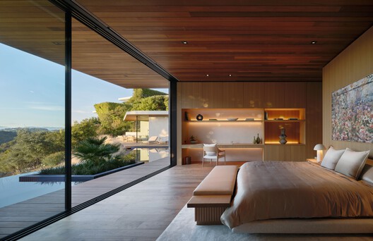 Carla Ridge House / Montalba Architects Carla Ridge House / Montalba Architects - Interior Photography, Bedroom, Wood, Bed, Lighting, Chair