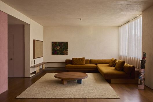 Colors Apartment / Lucas Jimeno Dualde - Interior Photography, Living Room, Sofa, Wood, Lighting