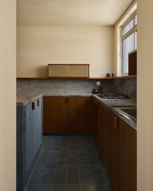 Colors Apartment / Lucas Jimeno Dualde - Interior Photography, Kitchen, Wood, Countertop
