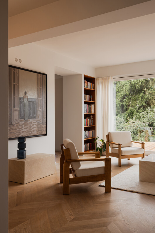 Modernist Harmony in a Historic Villa / LBWA Modernist Harmony in a Historic Villa / LBWA - Interior Photography, Wood, Chair