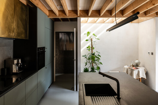 Cork House / Polysmiths - Interior Photography, Wood, Lighting, Kitchen, Countertop, Chair