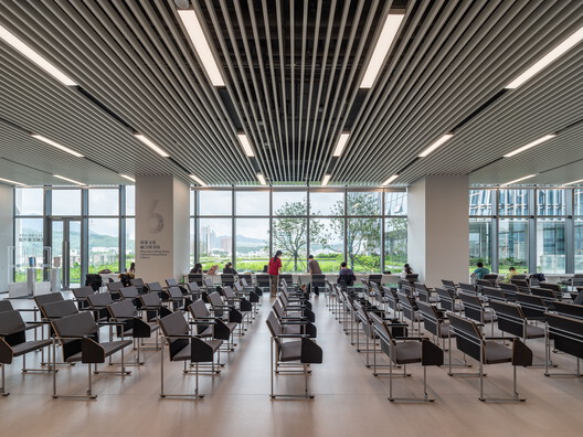 Luohu Library and Youth Activity Center  / Shenzhen Huahui Design + iDEA - Interior Photography, Chair, Glass