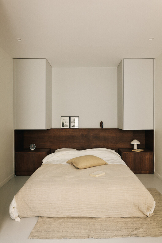 Enfants Rouges Apartment / Studio Carré - Interior Photography, Bedroom, Bed, Wood