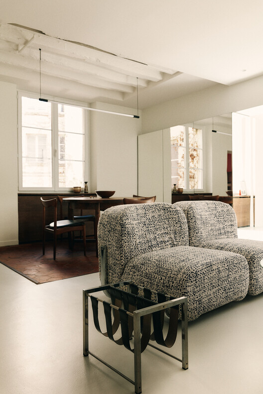 Enfants Rouges Apartment / Studio Carré - Interior Photography, Bedroom, Wood, Chair