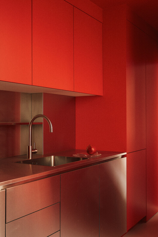 Enfants Rouges Apartment / Studio Carré - Interior Photography, Kitchen, Countertop, Sink