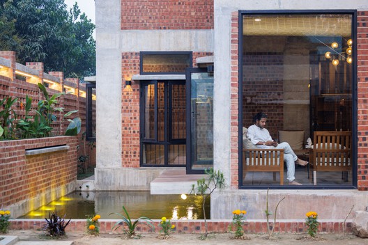 Rangunia Residence / Moofer Architecture - Exterior Photography, Brick, Courtyard