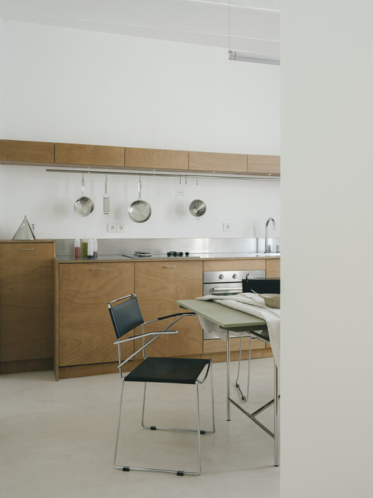Lecomte Apartment / Atelier Orzan - Interior Photography, Kitchen, Wood, Table, Countertop, Chair