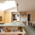 Sawtooth House / Francesco Pierazzi Architects - Interior Photography, Sustainability, Kitchen, Lighting, Table, Countertop, Chair