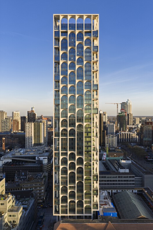 POST Rotterdam Tower / ODA New York POST Rotterdam Tower / ODA New York - Exterior Photography, Glass