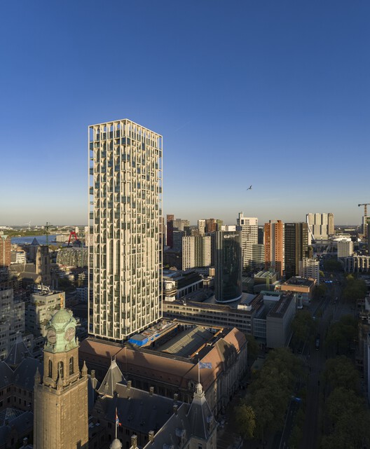 POST Rotterdam Tower / ODA New York POST Rotterdam Tower / ODA New York - Exterior Photography, Facade