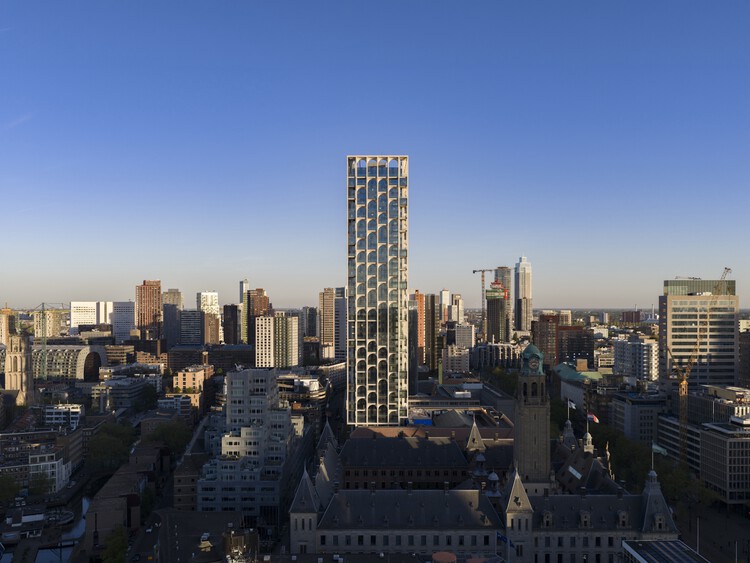 POST Rotterdam Tower / ODA New York - Exterior Photography, Extension, Cityscape