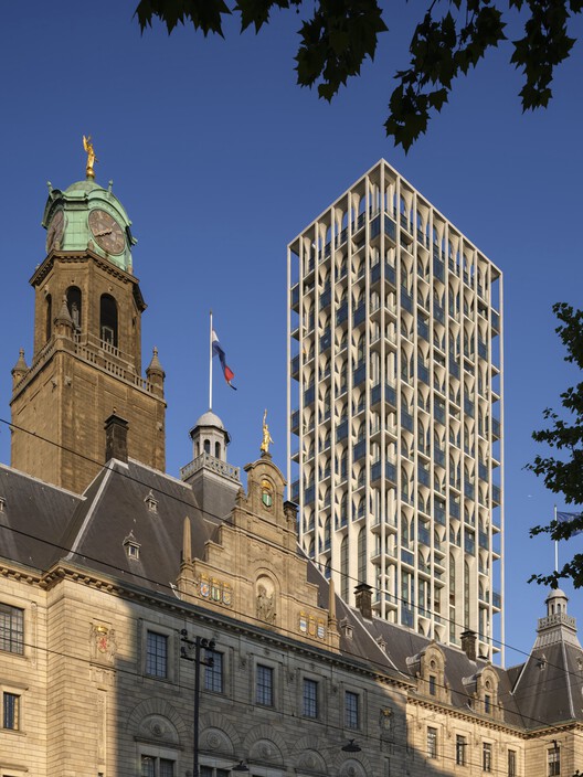 POST Rotterdam Tower / ODA New York POST Rotterdam Tower / ODA New York - Exterior Photography