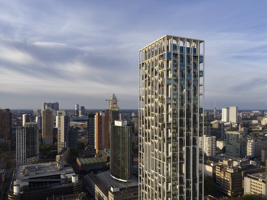 POST Rotterdam Tower / ODA New York POST Rotterdam Tower / ODA New York - Exterior Photography, Cityscape