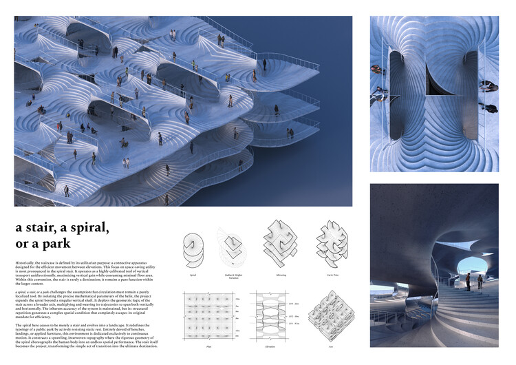 Buildner's 3rd Architect's Stair Competition Winners Explore the Stair as a Form of Architectural Expression - Image 4 of 21