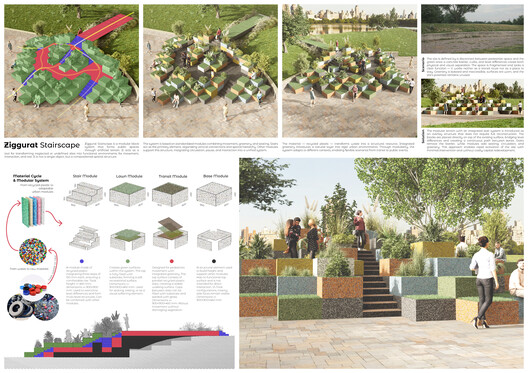 Buildner's 3rd Architect's Stair Competition Winners Explore the Stair as a Form of Architectural Expression Buildner's 3rd Architect's Stair Competition Winners Explore the Stair as a Form of Architectural Expression - Image 15 of 21
