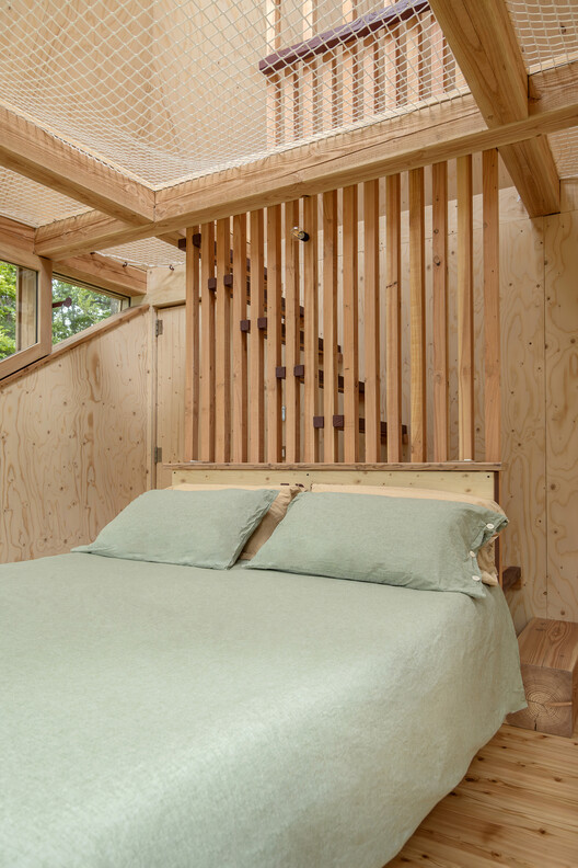 TreeBOX Cabin / Studio Officina82 - Interior Photography, Bedroom, Wood