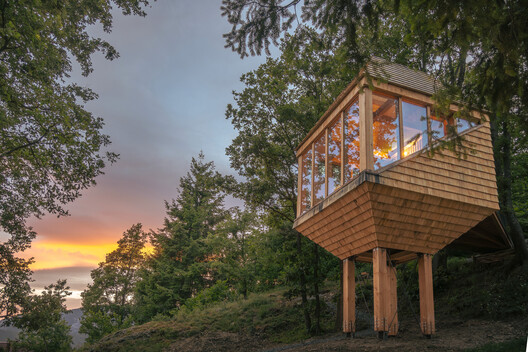 TreeBOX Cabin / Studio Officina82 - Exterior Photography, Wood