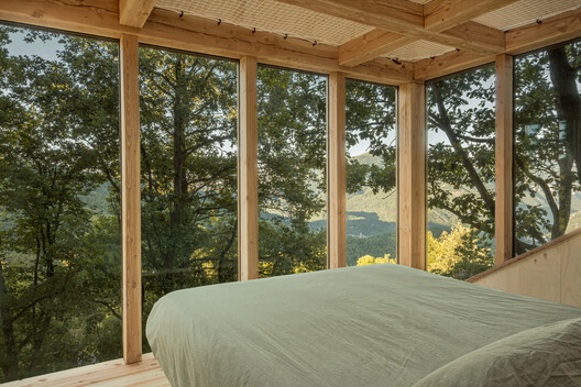 TreeBOX Cabin / Studio Officina82 - Interior Photography, Bedroom, Wood