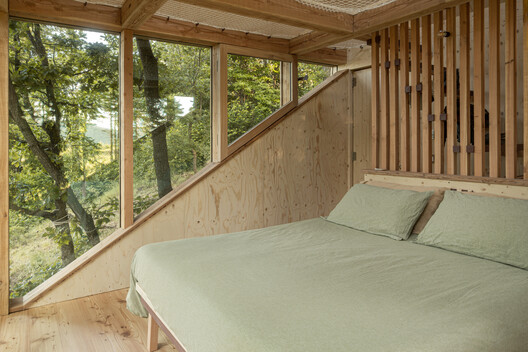 TreeBOX Cabin / Studio Officina82 - Interior Photography, Bedroom, Wood
