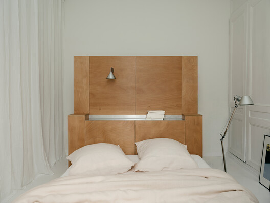 Lecomte Apartment / Atelier Orzan - Interior Photography, Bedroom, Wood, Bed, Lighting