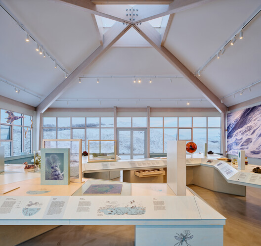 The Gígur Visitor Center in Iceland / SP(R)INT STUDIO + Nissen Richards Studio - Interior Photography, Glass