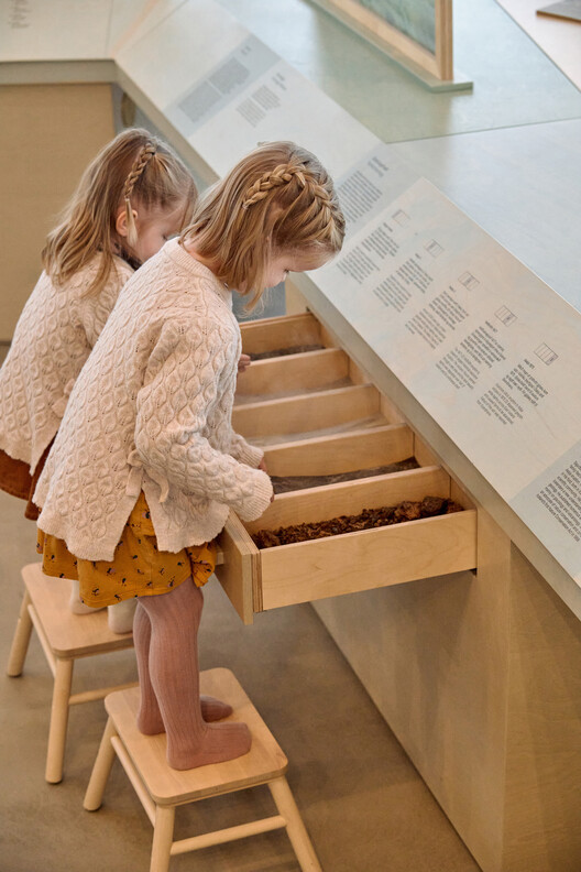 The Gígur Visitor Center in Iceland / SP(R)INT STUDIO + Nissen Richards Studio - Interior Photography, Stairs, Wood