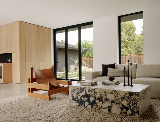 Paraiso Remodel / Austin Sandy Architects Paraiso Remodel / Austin Sandy Architects - Interior Photography, Living Room, Wood, Sofa, Table, Chair