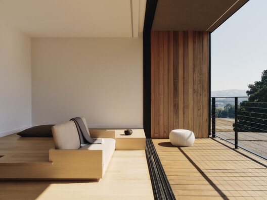 Meadow House / Mark English Architects Meadow House / Mark English Architects - Interior Photography, Living Room, Wood, Balcony