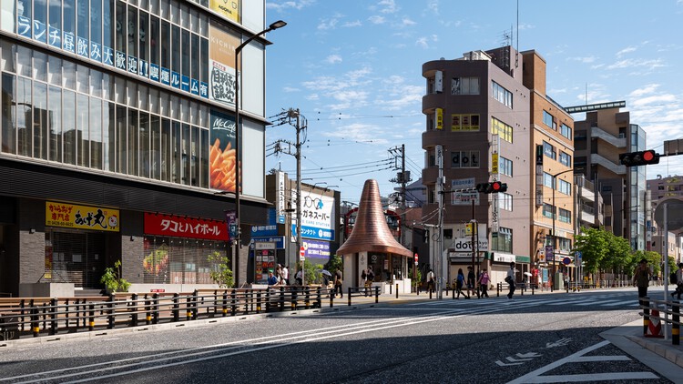 Centro comunitario de la zona de la estación de Machida “Hatmachida” / Nikken Sekkei - Fotografía exterior