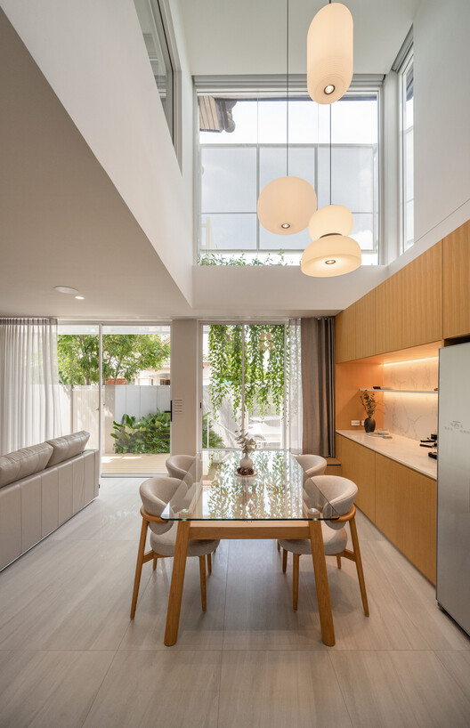 Reborn House / DARE – Design Arena + Research Reborn House / DARE – Design Arena + Research - Interior Photography, Wood, Table, Chair, Lighting, Glass