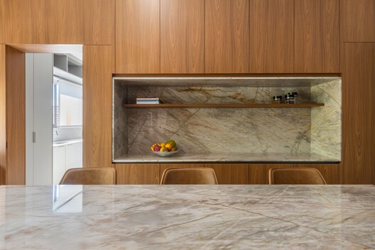 Jabuticabeiras House / STUDIO ANDRE LENZA - Interior Photography, Kitchen, Wood, Countertop
