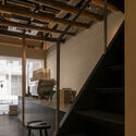 Minzu Lane Coffee / Modum Atelier - Interior Photography, Coffee Shop Interiors, Stairs, Beam, Handrail
