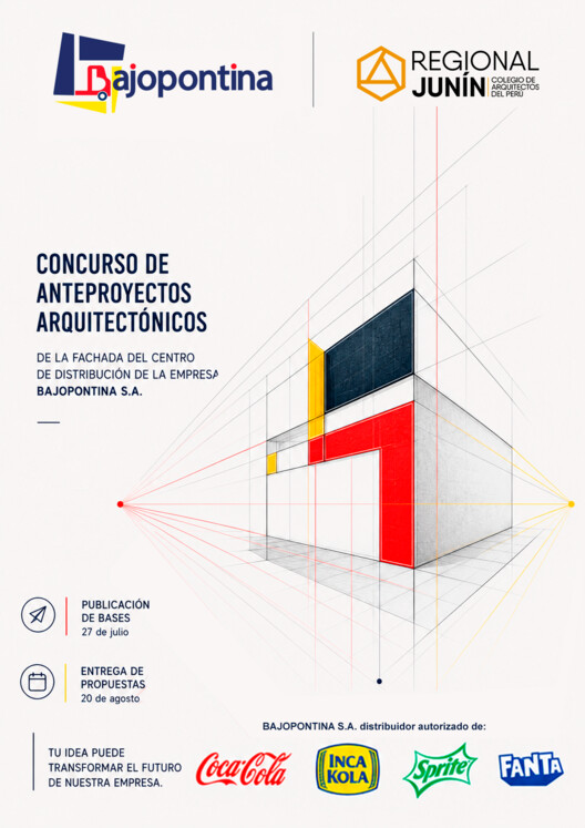 Architectural Design Competition for the Facade of the Bajopontina S.A. Distribution Center - Featured Image