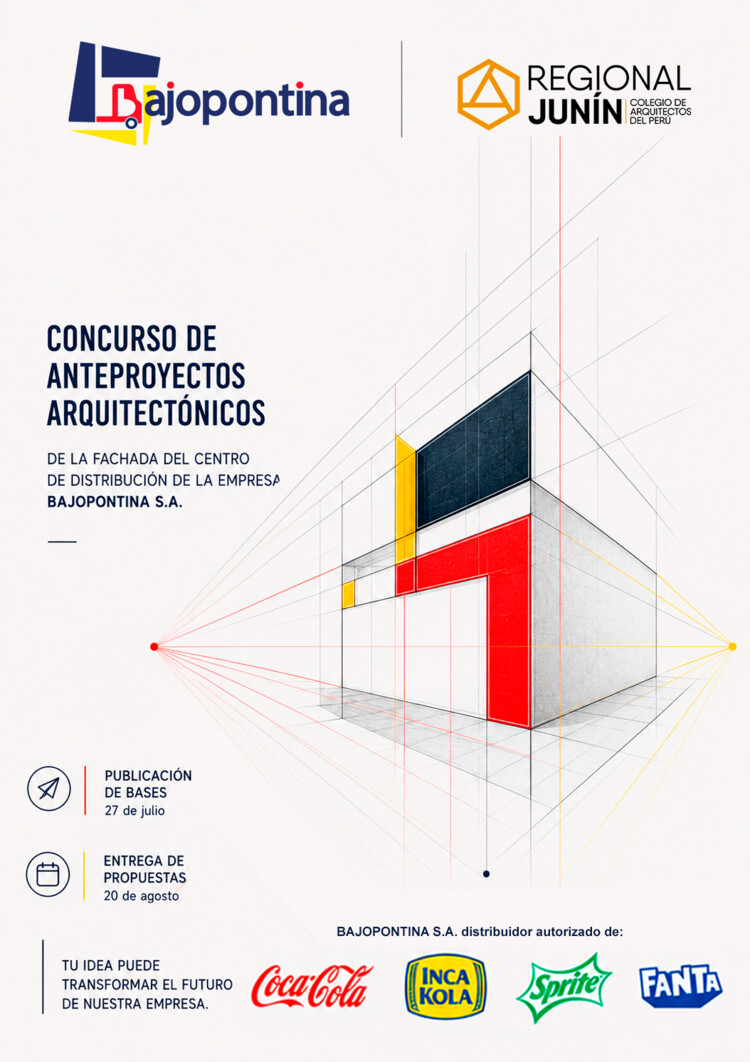 Architectural Design Competition for the Facade of the Bajopontina S.A. Distribution Center